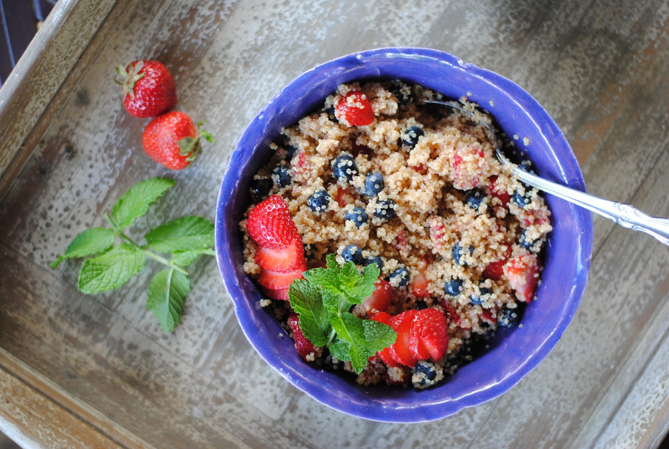 Easy Quinoa Berry Salad